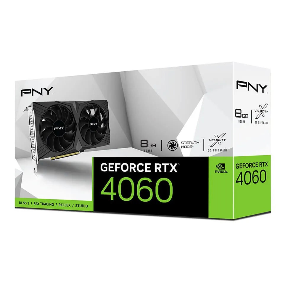 PNY GeForce RTX™ 4060 8GB VERTO™ Dual Fan DLSS 3 PNY GeForce RTX™ 4060 8GB VERTO™ Dual Fan DLSS 3
